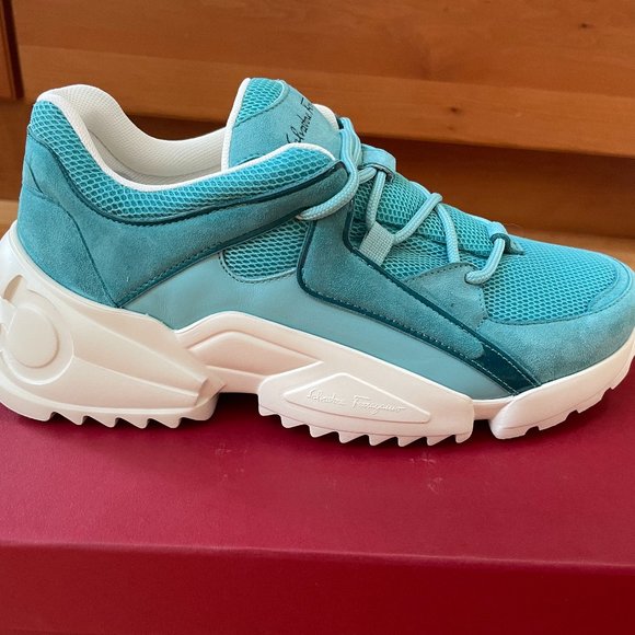 Blue Skylar Sneaker from Salvatore Ferragamo - Picture 6 of 13